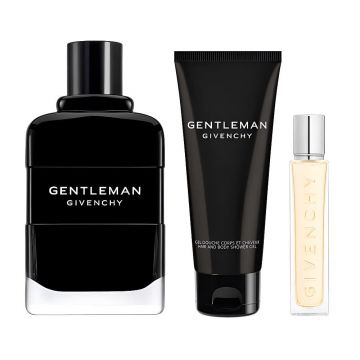 Set cadou Givenchy Gentleman 100ml + 12,5ml + 75ml Gel de Dus, Apa de Parfum, Barbati