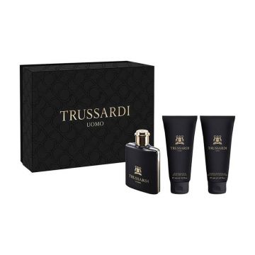 Set Trussardi Uomo Contemporary Delux 100ml + 200ml Gel de Dus + 200ml After Shave Balsam