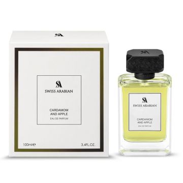Swiss Arabian Cardamom and Apple 100ml, Apa de Parfum, Bărbați