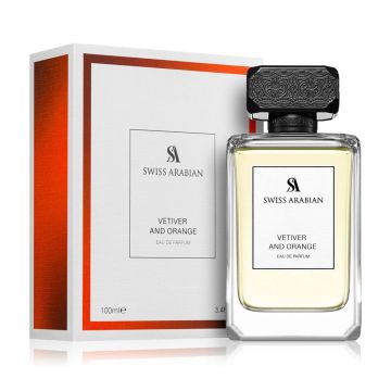 Swiss Arabian Vetiver and Orange 100ml, Apa de Parfum, Unisex