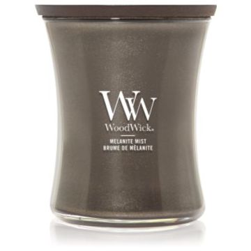 Woodwick Precious Metals Melanite Mist lumânare parfumată