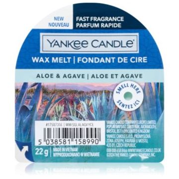 Yankee Candle Aloe & Agave ceară pentru aromatizator