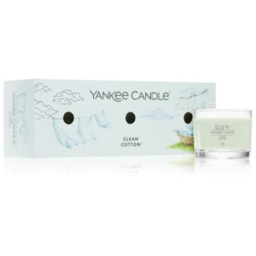 Yankee Candle Clean Cotton set cadou