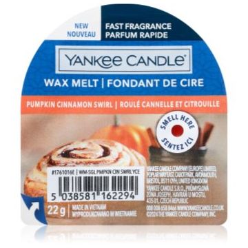 Yankee Candle Pumpkin Cinnamon Swirl ceară pentru aromatizator