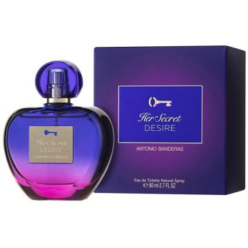 Antonio Banderas Her Secret Desire Apa de toaleta pentru femei EDT Volum 80 ml