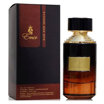 Oud And Vanille Emir Paris Corner, Apa de Parfum, Unisex, 75 ml