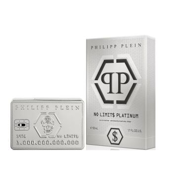 Philipp Plein No Limit$ Platinum Apa de Parfum, Barbati (Gramaj: 50 ml)