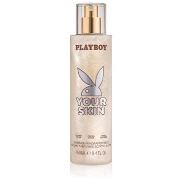 Playboy Your Skin spray pentru corp cu particule stralucitoare pentru femei