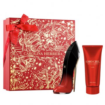 Set cadou Carolina Herrera Very Good Girl Elixir, Apa de Parfum, 80 ml + Lotiune de corp, 100 ml
