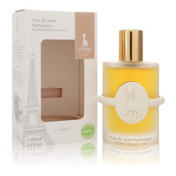Sophie La Girafe Eau du Soin Spray parfumat de corp pentru copii Volum Spray de corp 100 ml + Periuță de dinți pentru bebeluși