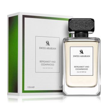 Swiss Arabian Bergamot & Cedarwood 100ml, Apa de Parfum, Unisex