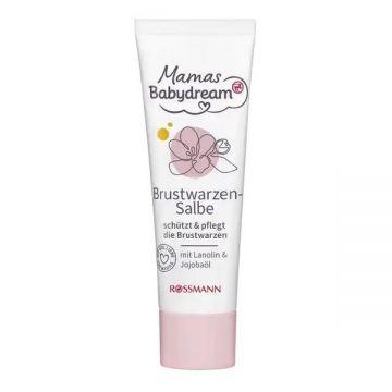 Unguent pentru mamelon, cu lanolină și ulei de jojoba, Brustwarzen-Salbe Mamas Babydream, 30 ml