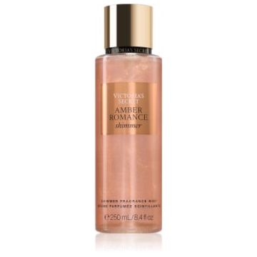 Victoria's Secret Amber Romance Shimmer spray pentru corp cu particule stralucitoare pentru femei