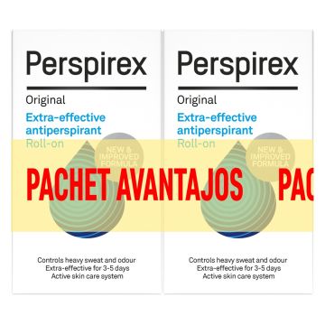 Antiperspirant roll-on Perspirex Original (Concentratie: Roll-On, Gramaj: 2 x 20 ml)