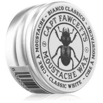 Captain Fawcett Moustache Wax Bianco Classico ceara pentru mustata