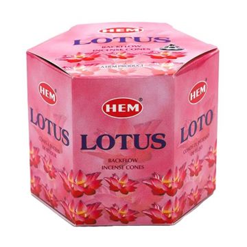 Conuri Parfumate Backflow, Lotus