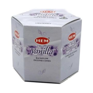 Conuri Parfumate Backflow, Vanilie