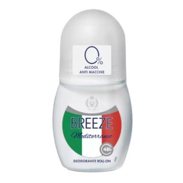 Deodorant Antiperspirant Roll-On Breeze, Mediterraneo, 50 ml