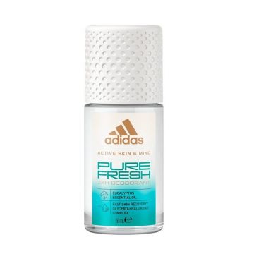 Deodorant Roll-on Adidas, Pure Fresh, Femei, 50 ml