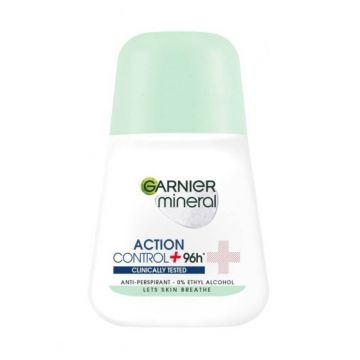 Deodorant Roll-on Garnier Mineral Action Control+ 96h Testat Clinic, 50 ml
