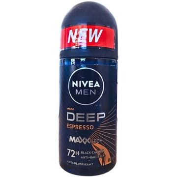 Deodorant Roll-On Men Deep Espresso Nivea Deo, 50 ml