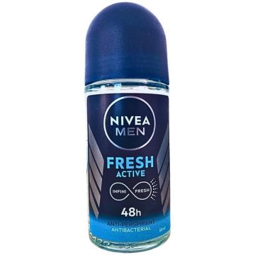 Deodorant Roll-On Men Fresh Active Nivea Deo, 50 ml