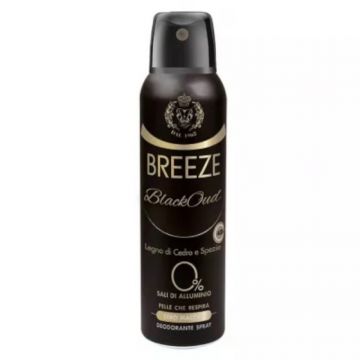 Deodorant Spray Breeze Black Oud, 150 ml