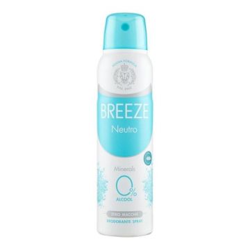 Deodorant Spray Breeze, Neutro, fara Alcool, 150 ml