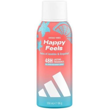 Deodorant Spray de Corp Femei Adidas Vibes Happy Feels, 150 ml