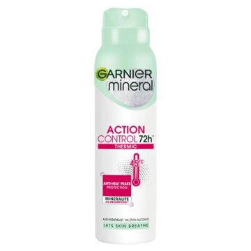 Deodorant Spray Garnier Mineral Action Control Termic 72h, 150 ml