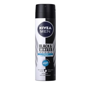 Deodorant Spray Men Invisible Black & White Fresh Nivea Deo 150ml