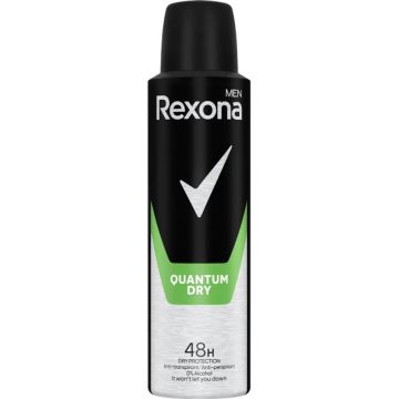 Deodorant Spray Rexona Men Quantum Dry, 150 ml