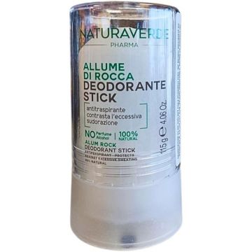 Deodorant Stick Naturaverde Pharma Piatra de Alaun, 115 g