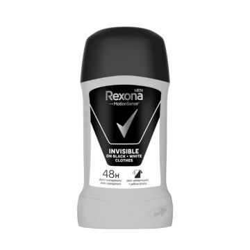 Deodorant Stick Rexona Men Invisible, pentru Barbati, 50 ml