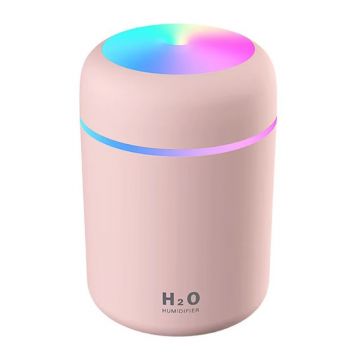 Difuzor Electronic pentru Aromaterapie Roz, Capacitate 200 ml