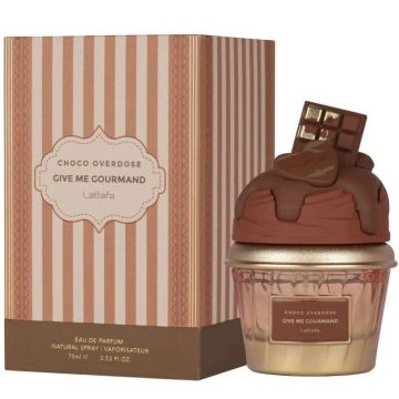 Lattafa Give Me Gourmand Choco Overdose Eau de Parfum pentru femei EDP Volum 75 ml
