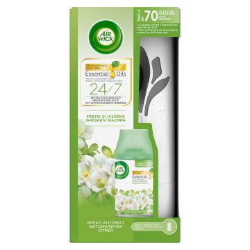 Odorizant de Camera Air Wick Freshmatic Aparat + Rezerva Frezie & Iasomie, 250 ml