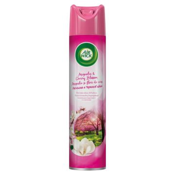 Odorizant de Camera Air Wick Magnolie si Flori de Cires, 300 ml