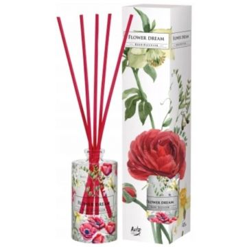 Odorizant Difuzor cu Betisoare pentru Casa, Vis de Flori, 45 ml, Bispol