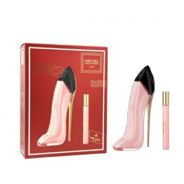 Set cadou Carolina Herrera Good Girl Blush Femei, Apa de Parfum, 80 ml + 10 ml