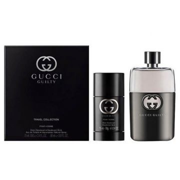 Set Cadou Gucci Guilty pour Homme Apa de Toaleta (Continut set:  90 ml Apa de Toaleta + 75 ml Deodorant stick)