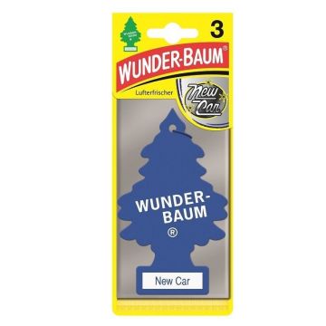 Set Odorizant Auto New Car, 3 Bucati, Wunder-Baum