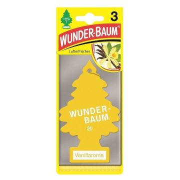 Set Odorizant Auto Vanillaroma, 3 Bucati, Wunder-Baum