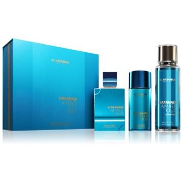 Al Haramain Amber Oud Aqua Dubai set cadou unisex