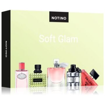 Beauty Discovery Box Notino Soft Glam Lancôme La vie est belle, Valentino Born In Roma Green Stravaganza Donna, Prada Les Infusions: Infusion Rhubarbe, Prada Paradoxe Radical Essence, Viktor & Rolf Spicebomb Metallic Musk unisex