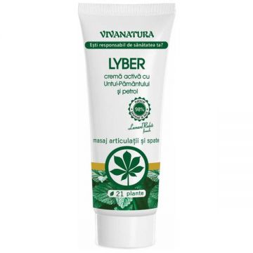 Crema Activa cu Untul Pamantului si Petrol Lyber Vivanatura, 20 ml