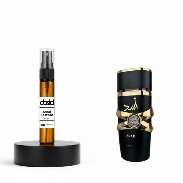 Decant 10 ml parfum Asad, Lattafa, parfum barbati 10 ml (150 pulverizări)