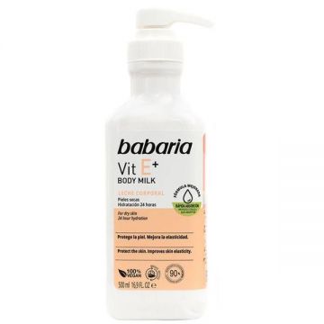 Lapte de Corp cu Vitamina E - Babaria Vitamin E Body Milk, 500 ml
