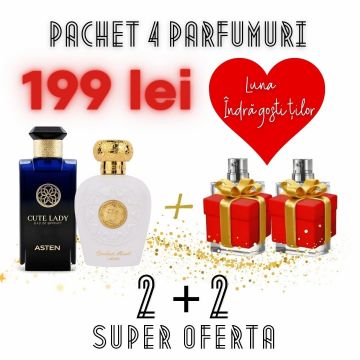 Pachet Opulent musk + Cute lady + 2 parfumuri cadou