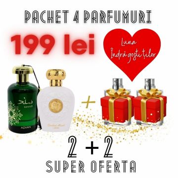 Pachet Opulent musk + Sanad + 2 parfumuri cadou